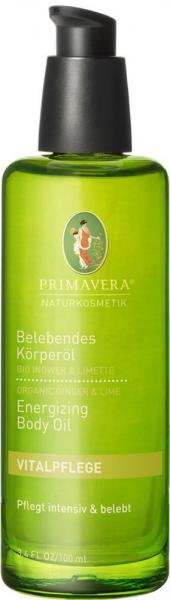 Belebendes Körperöl Bio Ingwer & Limette von Primavera