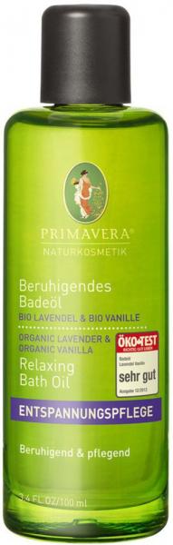 Beruhigendes Badeöl Lavendel & Vanille von Primavera