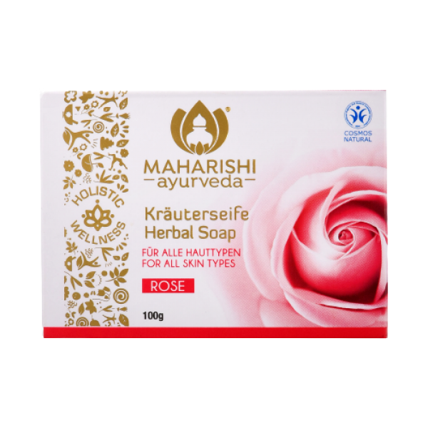 Natürliche Kräuterseife Rose